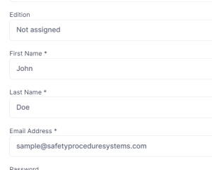 Sample Account Set-Up Sample Account Set-Up